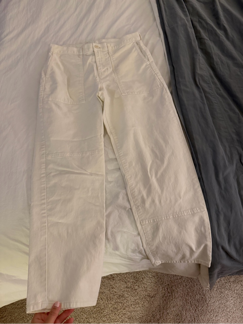White J Crew Pants